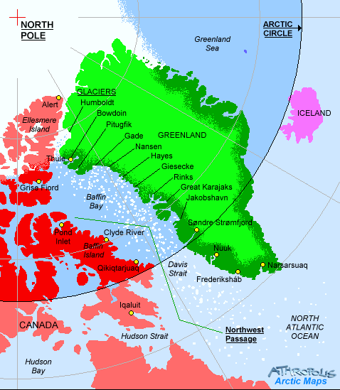 Iceberg Alley Map